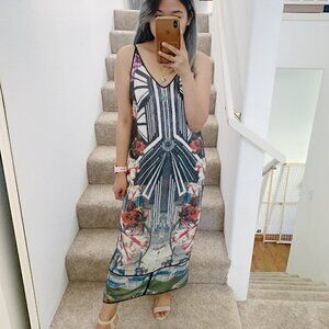 Clover Canyon Sequin Sleeveless Sheath Maxi Dress​​​​​​​​​​​​​​​​​​​​​​​​​​​​